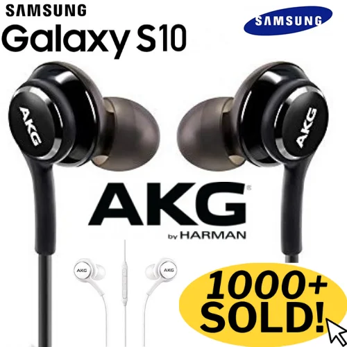 Samsung-auriculares intrauditivos AKG EO-IG955 con micrófono, cascos originales con cable de 3,5mm para Galaxy S10, s10E, S10 PLUS, S8, S8 +, S9, S9 +, note 8/9