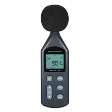 Цифровой измеритель уровня звука ЖК-дисплей Дисплей Шум метр 30dB~ 130dB Шум измерительный прибор дБ метр тестер для измерения уровня