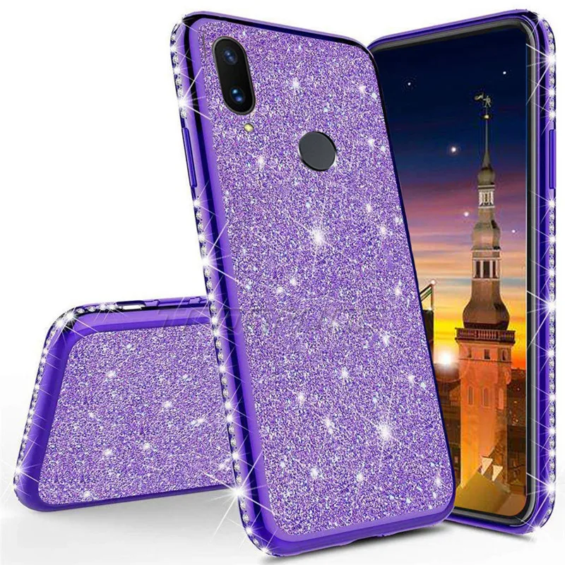Мягкий с бриллиантовым блеском чехол для huawei P30 P20 P Smart плюс Y5 Y6 Y7 Y9 Prime Pro Honor 10i 20i 20 10 Lite 8X 8C 8A 8S крышка