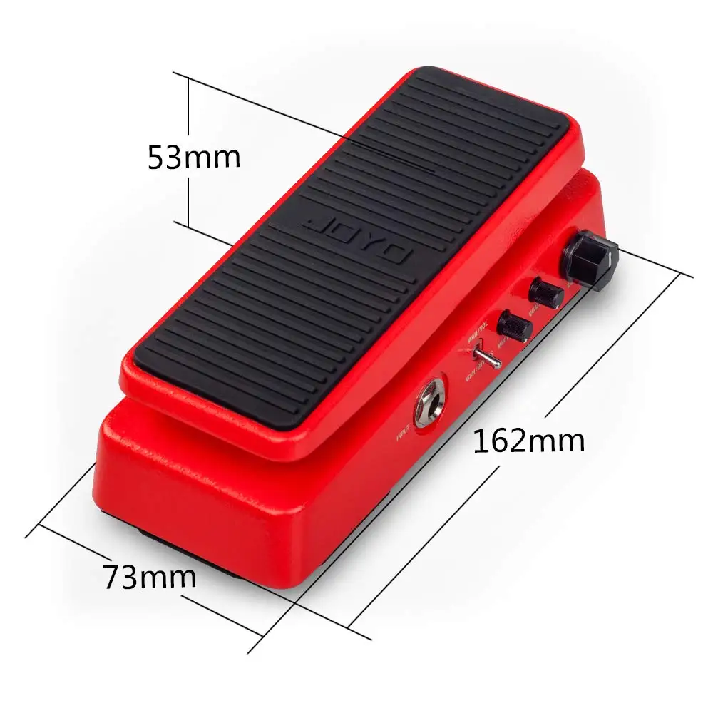 JOYO многофункциональная Wah WAH педаль Громкости Мини Портативная высококачественная педаль для гитары аксессуары для гитары