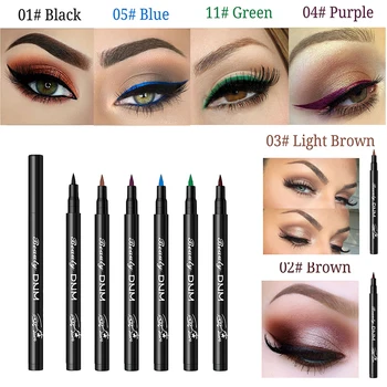 

1 Pc Long-lasting Eye Liner Pencil Blue Waterproof Fashion Women Quick-dry Colorful Eyeliner Pen Cosmetics Beauty Makeup Tools