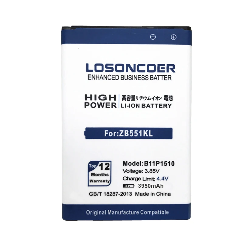 3950mAh LOSONCOER B11P1510/C11P1510 литий-ионный аккумулятор для ASUS ZenFone Go tv ZB551KL X013DB