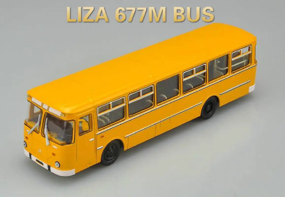 Preise Verkauf Geschenk box verpackung bus, 143 legierung SSM LIAZ 677M bus, simulation metall schiebe spielzeug, hohe Qualität Geburtstag Geschenke für Kinder