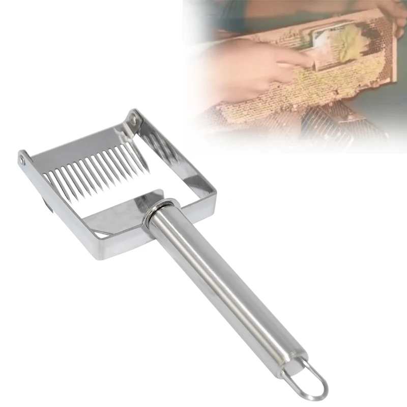 

Beekeeping Equipment Honeycomb bee Scraper Tool Uncapping Fork Beekeeping tools Stainless steel handle