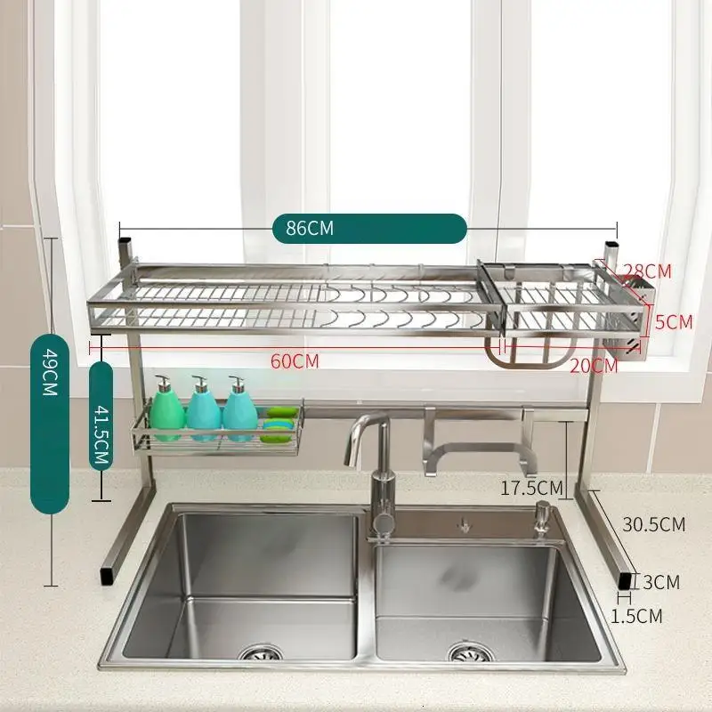 Malzemeleri Kuchnia аксессуары Almacenamiento нержавеющая сталь Cozinha Mutfak кухня Cocina кухонный стеллаж для хранения держатель