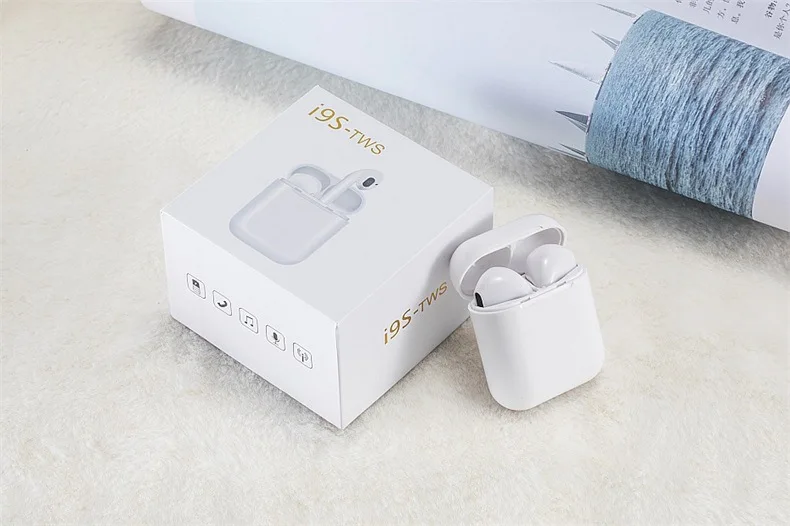 

True Wireless Stereo Earbuds I9S TWS Earphone Mini 5.0 Bluetooth Headphone Headset Invisible Earbud for All Smart Phone