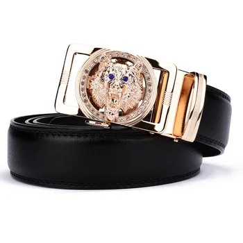 

2020 Brand Belt Men's High-quality Belt Wolf Head Buckle Belt Casual Belt Denim Jeans Men's Strap Hot Sale Models