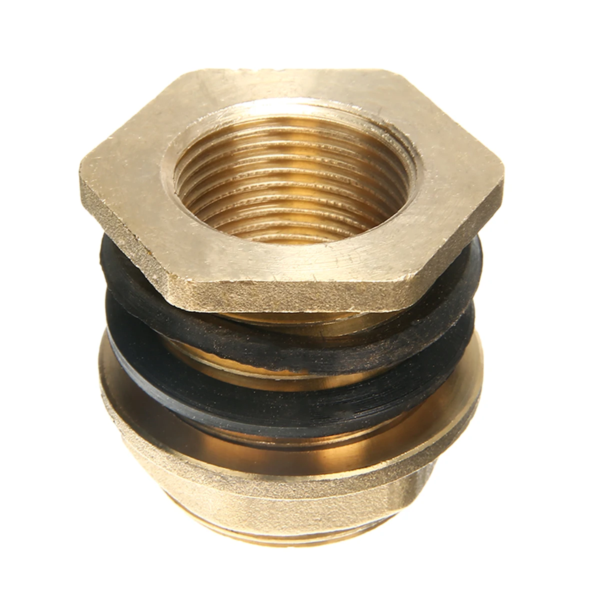 Mayitr 1/2" Female 3/4" Male Soild Brass Water Tank Tap Hose Adapter Water Connectors Garden Tools