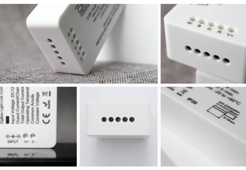 Zigbee RGBW контроллер полосы DC12V-24V RGBW светильник с затемнением полосы контроллер совместим с ECHO Plus Smartthings Hub