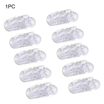 

20pcs Plastic Glass Retainer Transparent Mirror Bracket Corner Mirror Cabinet Fix Clips