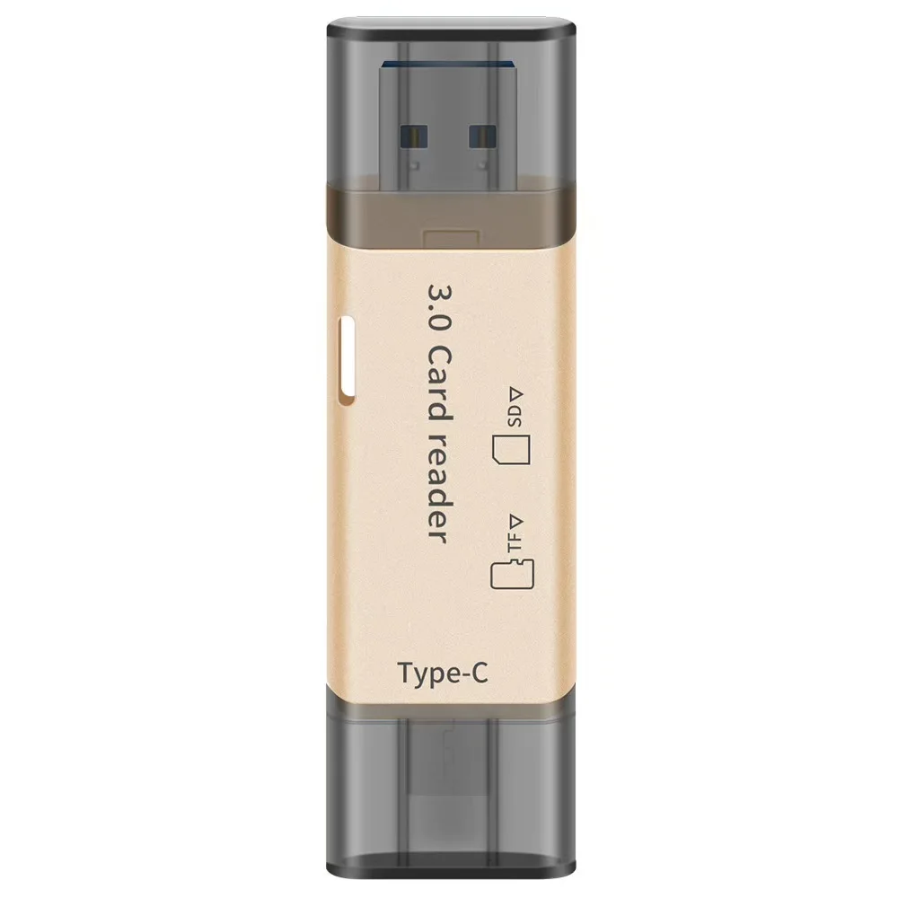 UTHAI SF188 usb3.0 유형 c 카드 판독기 sd/tf 카드 두 배 다기능 2에서 1 카드 판독기