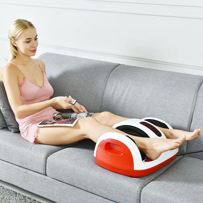  Electric Foot Massage Machine With Touchscreen Smart Heating Acupoint Massager For Foot Wireless Co - 4000548889186