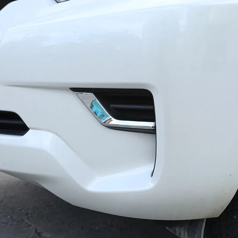 2 шт. хромированные передние противотуманные фары для Toyota Land Cruiser Prado FJ150 150 LC150