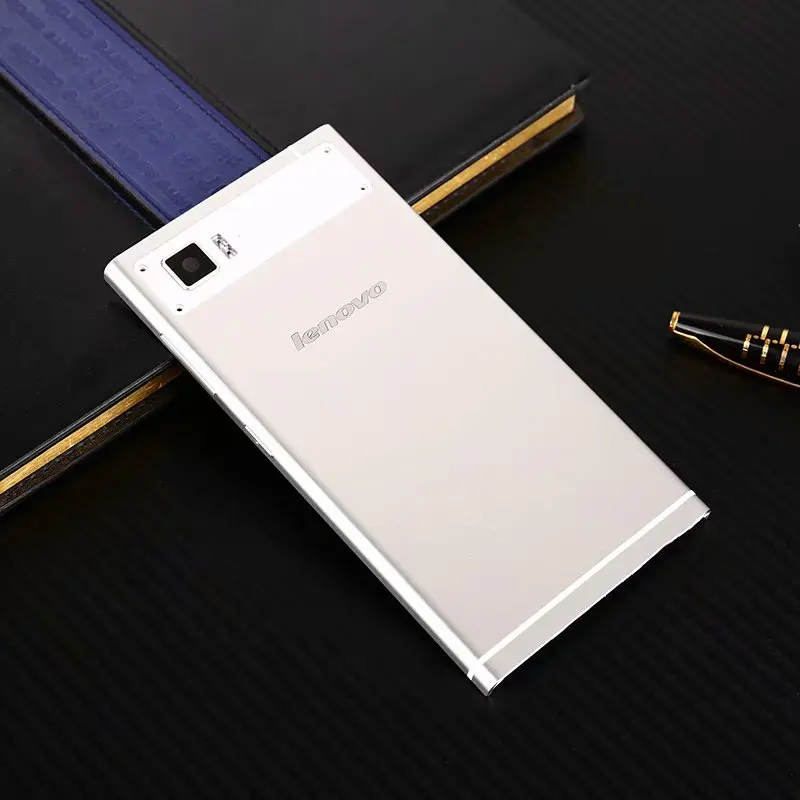 Серебристый VibeZ2 Z 2 чехол на заднюю крышку для lenovo Vibe Z2 металлическая задняя дверь ремонт батарея чехол+ стекло камеры - Цвет: Серебристый