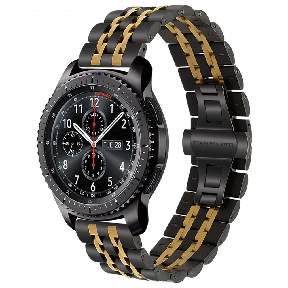 22 мм для samsung galaxy watch 46 мм ремешок/gear S3 Frontier/классический ремешок 20 мм pulseira для galaxy watch active 2/Amazfit bip наручные