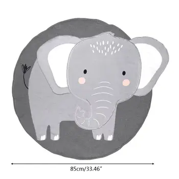 

Baby Infant Play Mat Cotton Game Pad Toys Kids Crawling Carpet Rug Round Soft Newborn Bedding Blanket Nursery Decor