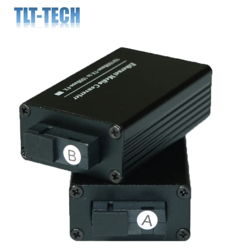 DC 5V-12V 20KM 100M Mini 100base Media Converter Fiber Optic to RJ45 Single Mode Ethernet Switch Optical Transceiver