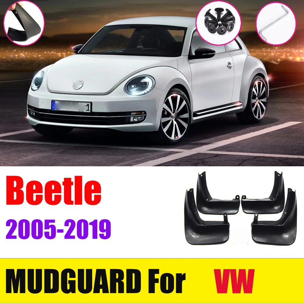 Автомобильные Брызговики для Volkswagen VW Beetle 2005- для крыла Брызговики аксессуары для брызговиков