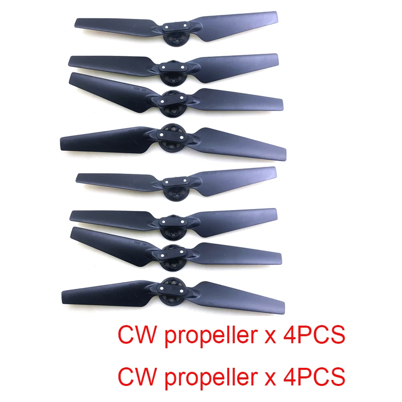 4CCW and 4CW JJRC X12/CFLY Faith Радиоуправляемый Дрон Квадрокоптер запасные части CW+ CCW лезвие аксессуары для пропеллеров CFLY Faith пропеллеры - Цвет: 4CCW and 4CW