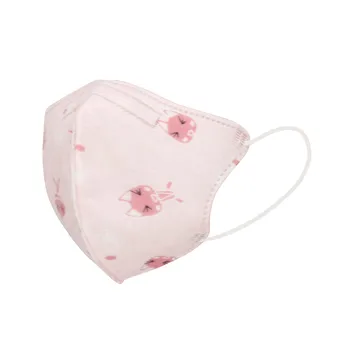 

50pcs Children's 3d Face Mask Protective Mask Non-woven Three-layer Mask Mouth-muffle For Child Fashion Masks