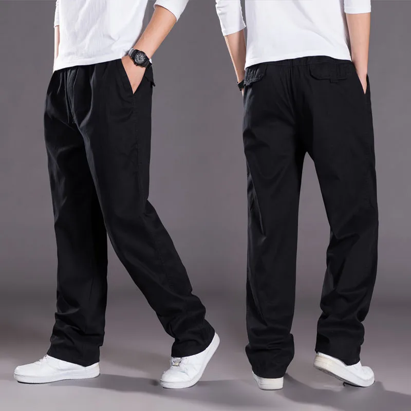 Men' Cargo Pants Cotton Work Wear In Large Climbing Joggers Sweatpants...
