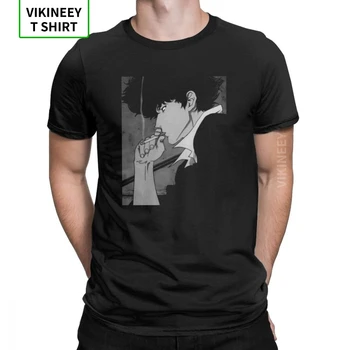 

You're Gonna Carry That Weight Cowboy Bebop T Shirt for Men Cotton T-Shirt Anime Spike Jet Faye Tee Shirt Short Sleeve Tops