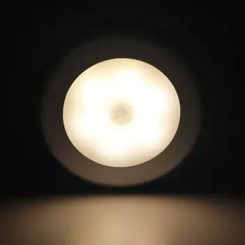 

LED PIR Body Motion Sensor Wall Light LED Night Light Battery for Closet Stairs Basement Hallway Wall Cabinet