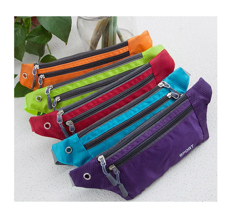 

Professional Running Waist Pouch Belt Sport Belt Mobile Phone Men Women With Hidden Pouch Gym Bags Running Belt Waist Pack