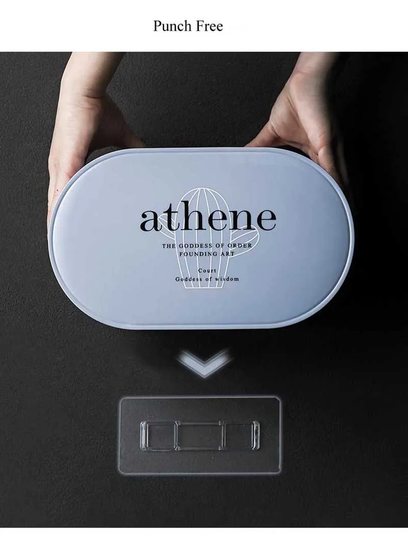 Waterproof Plastic Tissue Boxes Punch Free Toilet Paper Holder Large Tissue Holder Cartons Rack Broader Tissue Box