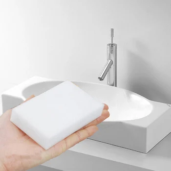 

100pcs melamine sponge White Multi-functional Magic Sponge Eraser Cleaner 100 x 60 x 20mm Cleaning Sponges dish washing sponges