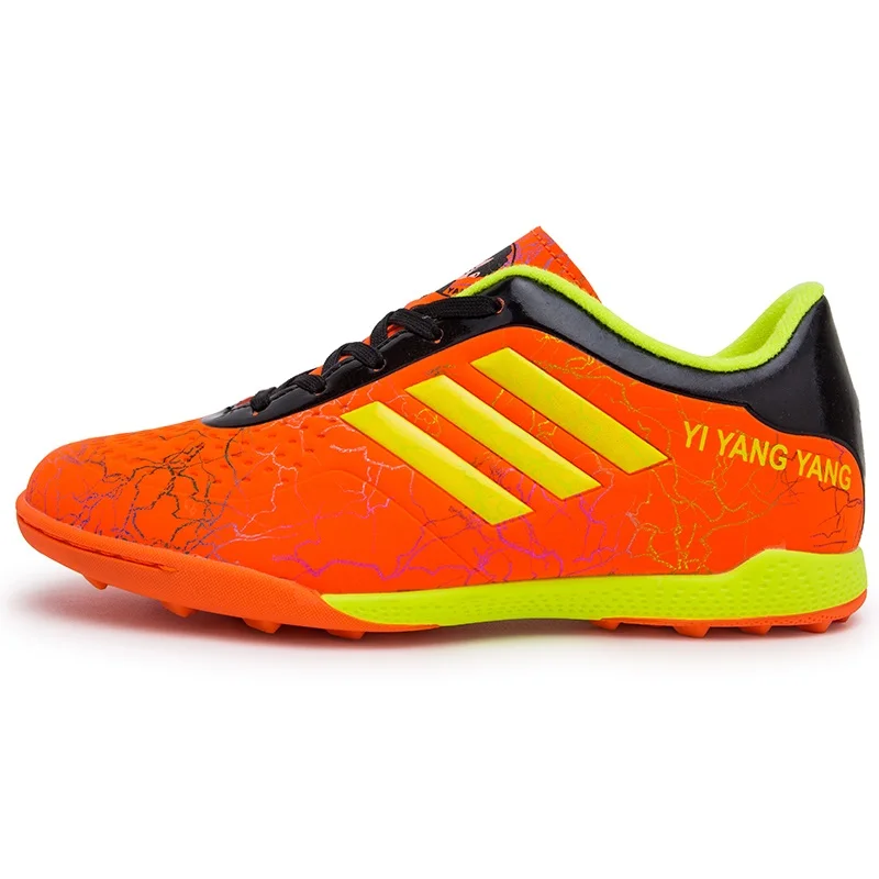 Original Women Football Boots Cleats Training Crampons Spikes Kids Phantom Academy Sneaker Turf Athletic Superfly Soccer Shoes - Цвет: Оранжевый
