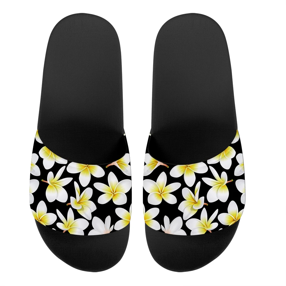 

Slippers Women Shoes Big Size 36-46 Fashion Summer Flowers Print Home Soft Bottom Flip Flops Beach Women Sandals Shoes Man