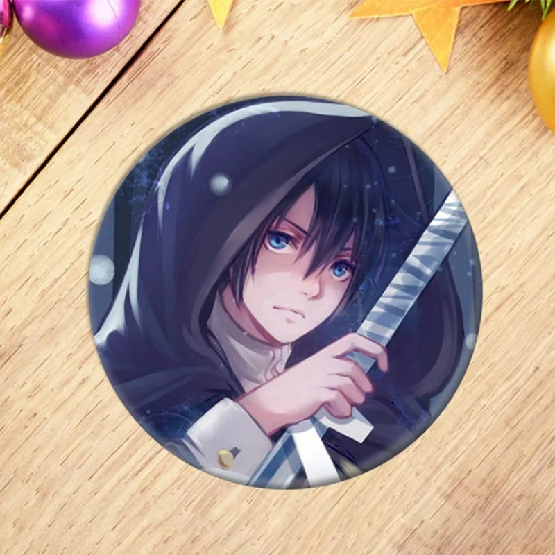 1 шт. аниме норагами Aragoto Ято значок косплея Iki Hiyori, брошь с застежкой, Yukine коллекция значок для рюкзак одежда