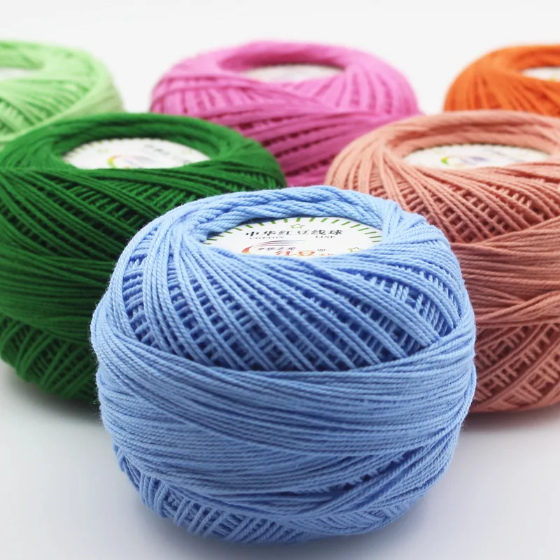 5 Pieces 250G Lace Crochet Yarn Thread Knitting Cotton Coaster Spring and Summer Special Offer Wool |