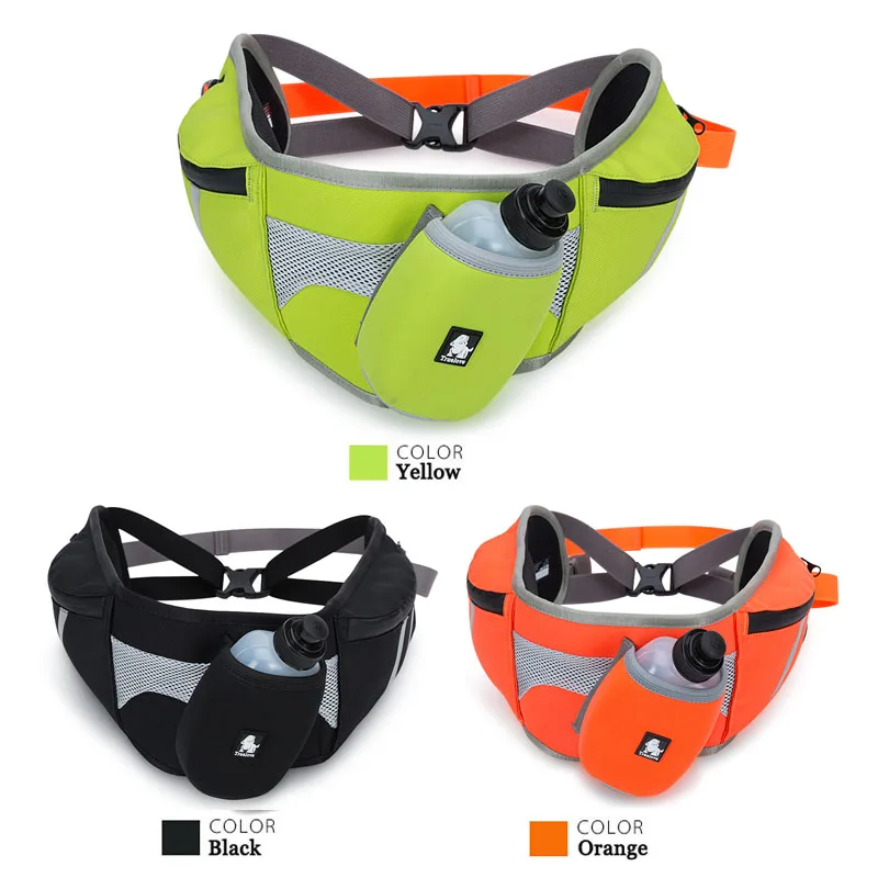 Truelove Hand Free Dog Jogging Belt Running Walking Training Belt Adjustable With Water Bottle Dog Waist For Camping Travel