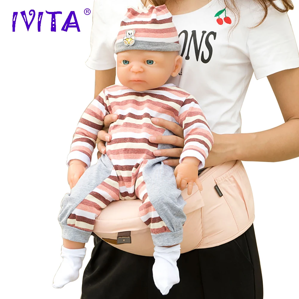 IVITA WG1511 54 см 4 9 кг живая девочка полное тело высокое качество силиконовые куклы