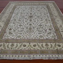 7x10 футов традиционный шелковый ковер ручной работы пол Декор области ковер