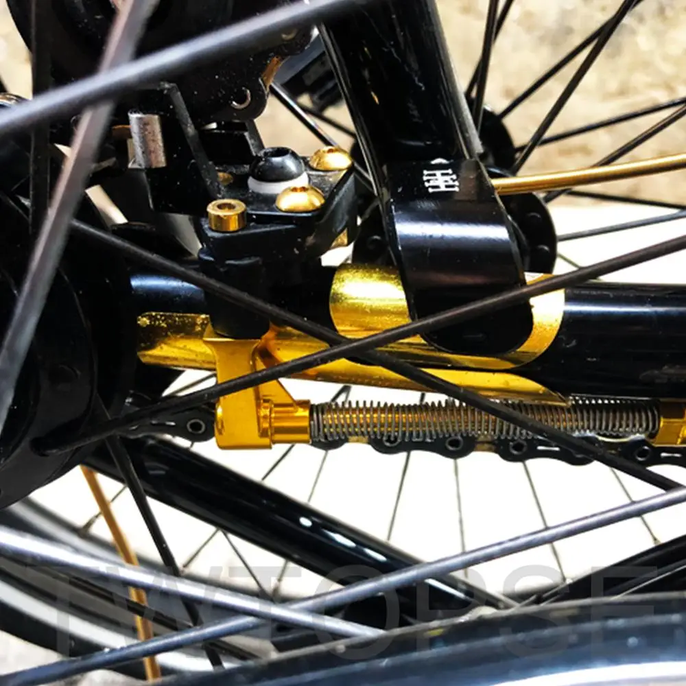 TWTOPSE велосипед Защитное снаряжение для Brompton складной велосипед задняя треугольная оправа алюминиевый сплав-протектор защитная накладка 6g