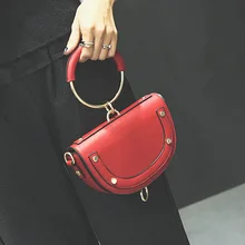 Женская сумка известного дизайна, кожаные полукруглые роскошные сумки с металлической ручкой, женские сумки через плечо, женские сумки-клатчи