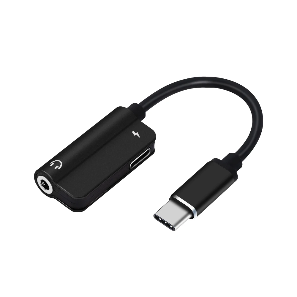 2 в 1 USB Type C аудио зарядный адаптер для Huawei P20 Pro папа мама 3 5 мм разъем наушников +