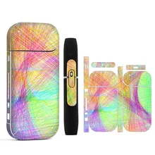 10 Kleuren Afdrukken Label Pvc Materiaal Antikras Decoratieve Skin Sticker Voor Iqos 2.4 Plus Fall Slip En Stijlvolle