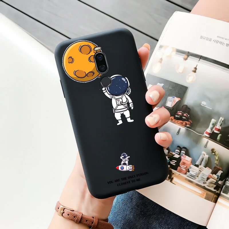 Cases For Meizu Astronaut TPU Soft Shell For Meizu X8 Case Personality Tide Shell For MEIZU X8 Case Silicone Edging Matte Phone For MEIZU meizu phone case with stones Cases For Meizu