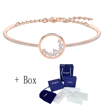 

Swaro 2019 Fall Winter New Fashion NORTH Bracelet Bracelet Shiny Crystal Goddess Luxury 5493393 Bracelet Free Shipping