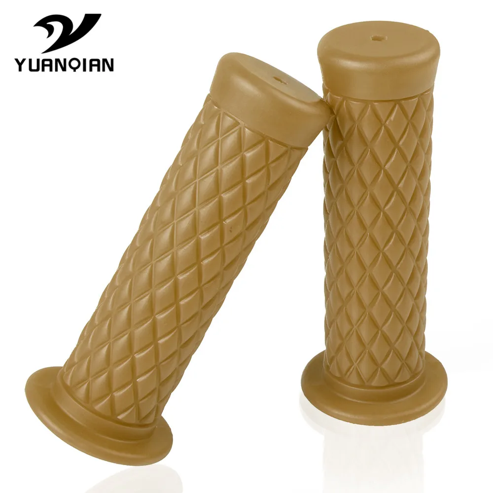 Khaki 1 пара 7/" 22 мм резиновые противоскользящие ручки на руль мотоцикла ручки для Ducati Diavel Carbon Diavel Dark Diavel titanium - Цвет: Khaki