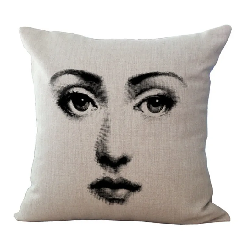 Декоративный чехол для подушки с милым рисунком fornasetti наволочка дивана домашний