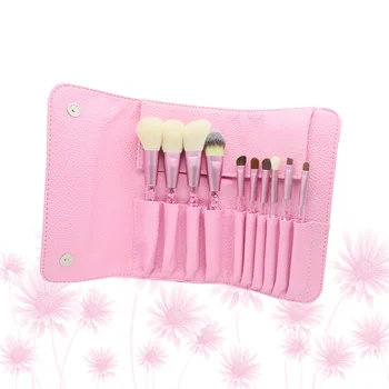 

10Pcs Makeup Brushes Makeup Set Makeup Tool Pink Brushes for Women
