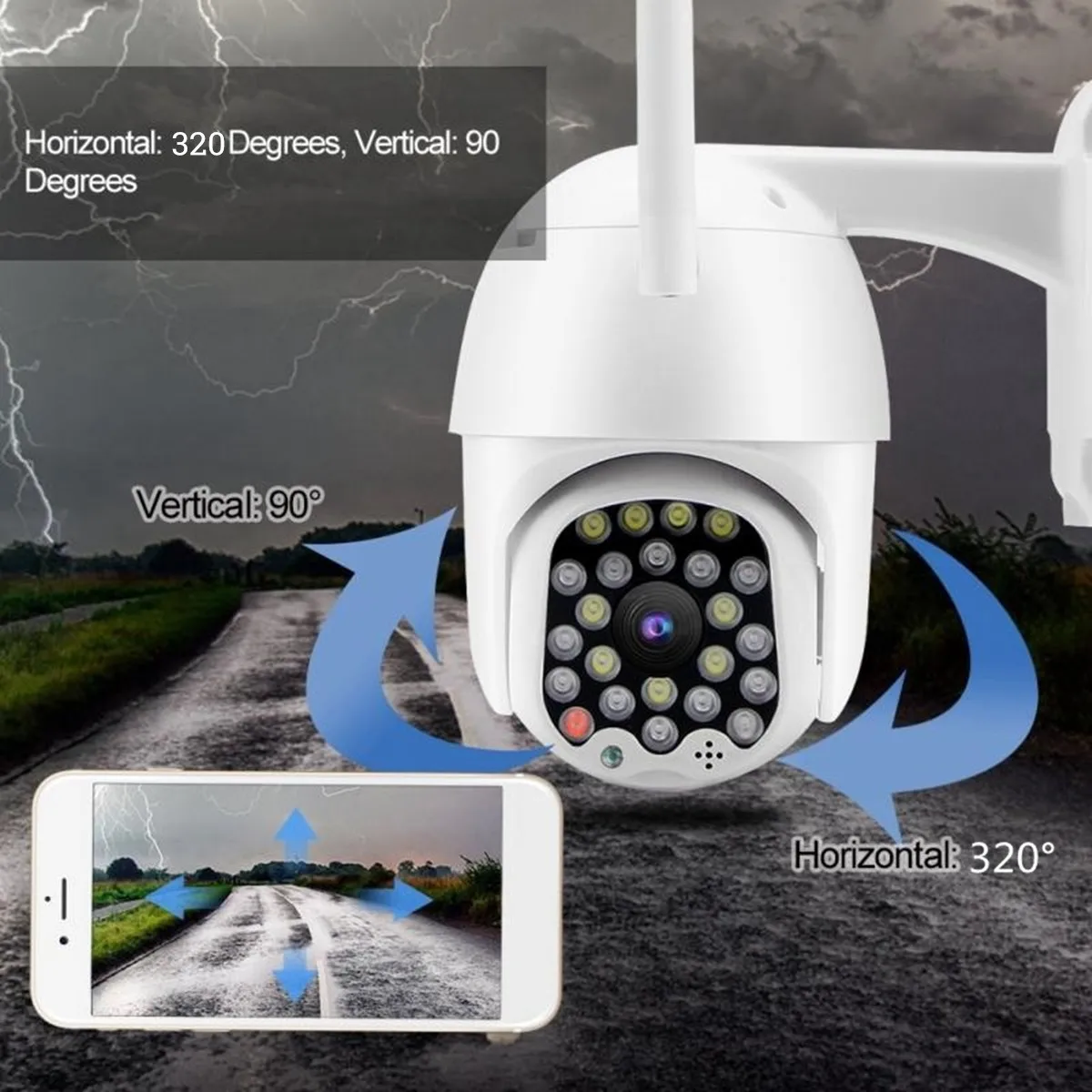 Najtaniej 1080P HD kamera PTZ IP Wifi zewnętrzna kamera kopułkowa kamera do monitoringu cctv 8X Zoom cyfrowy 5MP sieć IR kamera do monitoringu domu