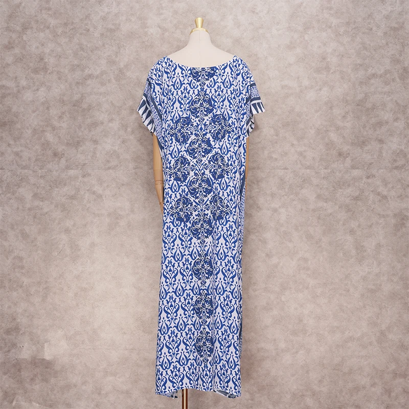 Женское длинное пляжное платье с рукавом летучая мышь|Платья| |