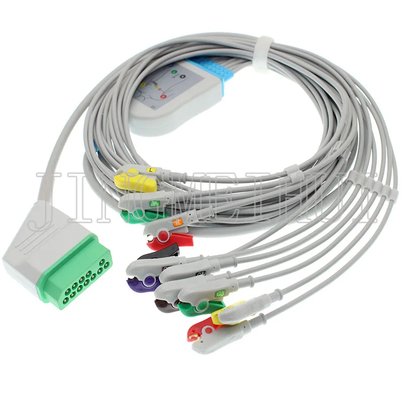 compativel com nihon kohden bsm 230123535100supply k901artigo bj 900p 10 chumbo cabo ecg ecg 02