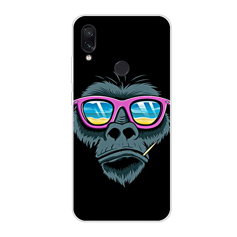 Лаванда Для Xiaomi Redmi Note 7 чехол силиконовый рисунок мягкий TPU для Xiaomi Redmi Note 7 PRO Чехол 6,3 дюймов Fundas Coque Redmi Note7 чехлы - Цвет: Лаванда